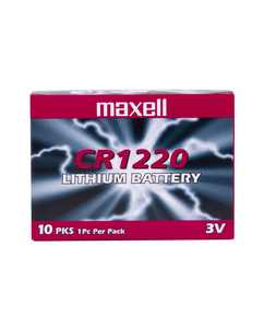 Gombelem MAXELL CR1220, líthium tartós, 1 db bliszteres