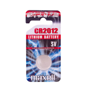 Gombelem MAXELL CR2012, líthium tartós, 1 db bliszteres