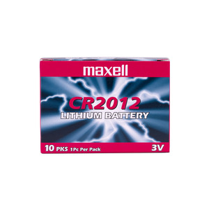 Gombelem MAXELL CR2012, líthium tartós, 1 db bliszteres