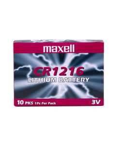 Gombelem MAXELL CR1216, líthium tartós, 1 db bliszteres