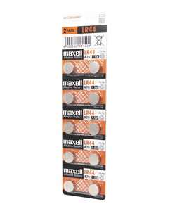 Gombelem MAXELL LR44W, líthium tartós, 10 db, bliszteres