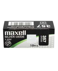 Gombelem MAXELL SR44W, (357), ezüst-oxid, 1 db-os bliszteres