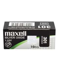 Gombelem MAXELL SR43SW, (301), ezüst-oxid, bliszteres