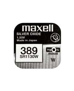 Gombelem MAXELL SR1130W, (389), ezüst-oxid, bliszteres
