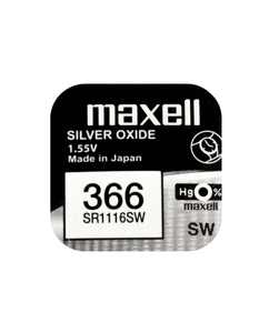 Gombelem MAXELL SR1120SW, (366), ezüst-oxid, bliszteres