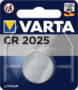 Gombelem, VARTA CR2025, Lithium, 1 db-os bliszterben