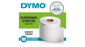 Etikett címke 89x36 mm, DYMO 99012/S0722400, fehér, 2x260 db
