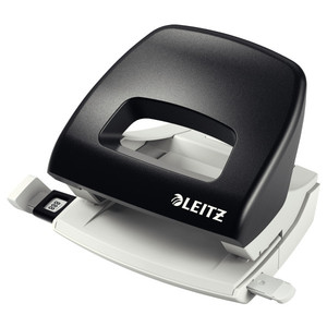Lyukasztó LEITZ Nexxt 5038, kétlyukú, 16 lap, fekete