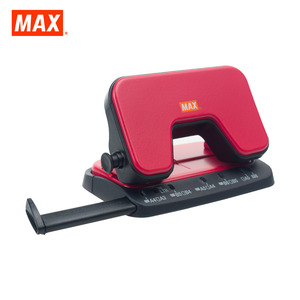 Lyukasztó MAX DP-15T, 12 lap, piros