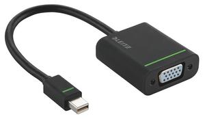 DisplayPort, mini VGA adapter, LEITZ Complete, fekete