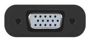 DisplayPort, mini VGA adapter, LEITZ Complete, fekete