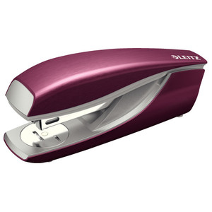 Fűzőgép 24/6, LEITZ Nexxt Style, 30 lap, gránátvörös