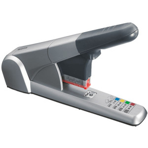 Fűzőgép LEITZ 5551, szürke, K6, K8, K10, K12 fűzőkapcsokkal, 80 lap