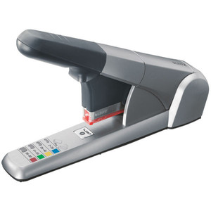 Fűzőgép LEITZ 5551, szürke, K6, K8, K10, K12 fűzőkapcsokkal, 80 lap