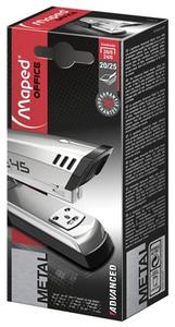 Fűzőgép 24/6, MAPED Advanced Half-Strip, 25 lap, szürke