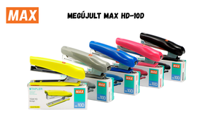 Fűzőgép No.10, MAX HD-10D, kézi, 16 lap, kék