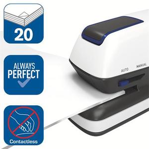 Fűzőg&eacute;p RAPID Optima Grip, elektromos, 20 lap