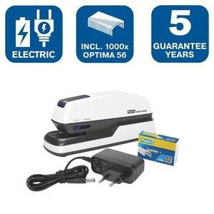 Fűzőg&eacute;p RAPID Optima Grip, elektromos, 20 lap
