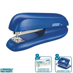 Fűzőgép 24/6, RAPID F6, 20 lap, kék