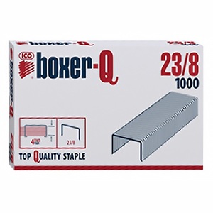 Fűzőkapocs 23/8, BOXER-Q, 1000 db-os, horganyzott