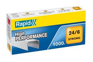 Fűzőkapocs 24/6, RAPID Strong, 1000 db, horganyzott