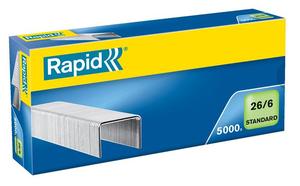 Fűzőkapocs 26/6, RAPID Standard, 5000 db, horganyzott
