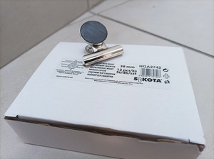 Mágneses csipesz 38 mm, SaKOTA HGA2742, nikkel