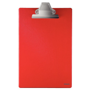 Felírótábla A4, ESSELTE Jumbo Maxi, karton, műanyag borítású, piros
