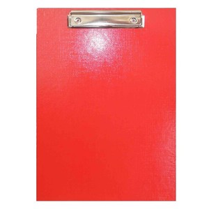 Fel&iacute;r&oacute;t&aacute;bla A4, HALAS Konzul, karton t&aacute;bla, műanyag bor&iacute;t&aacute;ssal, piros