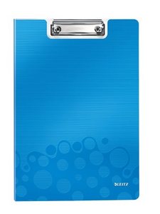 Felírótábla A4, LEITZ Wow, fedeles, műanyag, álló, kék