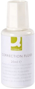 Hibajavító folyadék 20 ml, Q-CONNECT KF10507, Fluid benzines