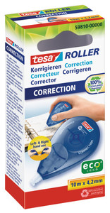 Hibajav&iacute;t&oacute; roller 4,2mm x 10m, TESA 59810, eldobhat&oacute;, oldalir&aacute;ny&uacute;, k&eacute;k