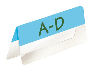 Jelölőcímke 12x40 mm, DJOIS, kétoldalas papír, 4x6 lap, vegyes színek