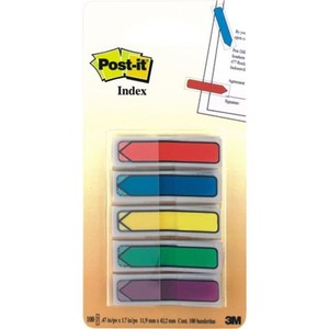 Jelölőcímke 11,9x43,2mm "NYÍL" 3M Post-it 684-ARR1, 5x20 címke