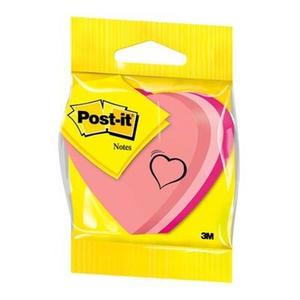 Öntapadó jegyzettömb 225 lap, 3M Post-it 2007H, Heart Cube, "SZÍV"