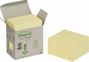 Öntapadó jegyzettömb 76x76mm, 3M Post-it 636-1CY, 450 lap, sárga,