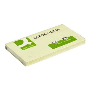 Öntapadó jegyzettömb 76x125mm, 100 lap, sárga
