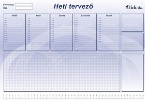 Könyöklő 470x330 mm, GRS, bianco, 30 lap, heti tervezővel