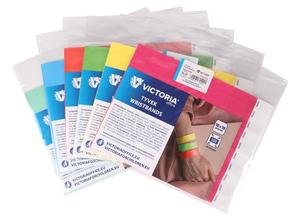 Karszalag 3/4", VICTORIA, tyvek, 100 db-os, piros