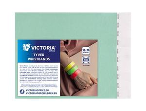 Karszalag 3/4", VICTORIA, tyvek, 100 db-os, türkiz