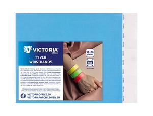 Karszalag 3/4", VICTORIA, tyvek, 100 db-os, világos kék