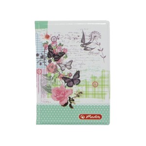 Bankkártyatartó 6 zsebes, PVC, HERLITZ, 8x11 cm, többféle mintás fedelű