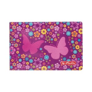 Diákigazolványtok 4 betétes, HERLITZ, 9x6cm, puha, mintás PVC fedelű