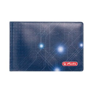 Diákigazolványtok 4 betétes, HERLITZ, 9x6cm, puha, mintás PVC fedelű