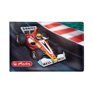 Diákigazolványtok 4 betétes, HERLITZ, 9x6cm, puha, mintás PVC fedelű
