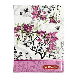 Okmánytartó 6 zsebes, dupla HERLITZ, 10x13,5cm, mintás PVC fedelű