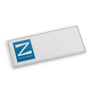 Infótábla, alusign FIX, sínes, 93 mm, 1 sor
