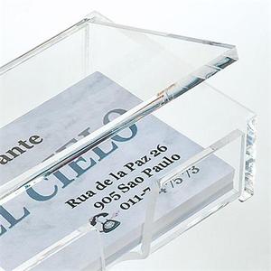 N&eacute;vjegytart&oacute; doboz 58x90 mm, SIGEL, 80 db-os,  v&iacute;ztiszta műanyag