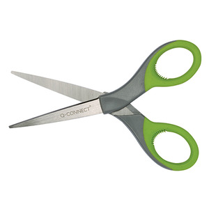 Oll&oacute; 17 cm, Q-CONNECT KF03986, univerz&aacute;lis, gumis, sz&uuml;rke-z&ouml;ld ny&eacute;llel.