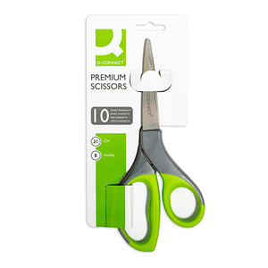 Oll&oacute; 21 cm, Q-CONNECT KF03987, univerz&aacute;lis, gumis, sz&uuml;rke-z&ouml;ld ny&eacute;llel.